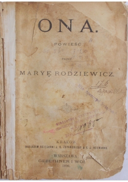 Ona , 1890 r.