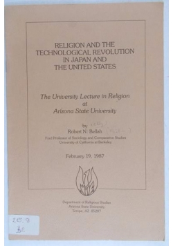 Religion and the technological revolution in Japan and The United States