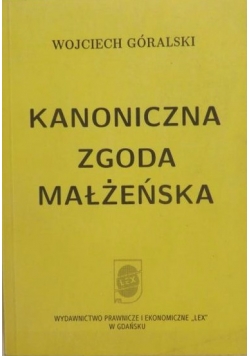 Kanoniczna zgoda małżeńska