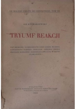 Tryumf reakcji. Od białego caratu do czerwonego. Tom VII., 1935 r.
